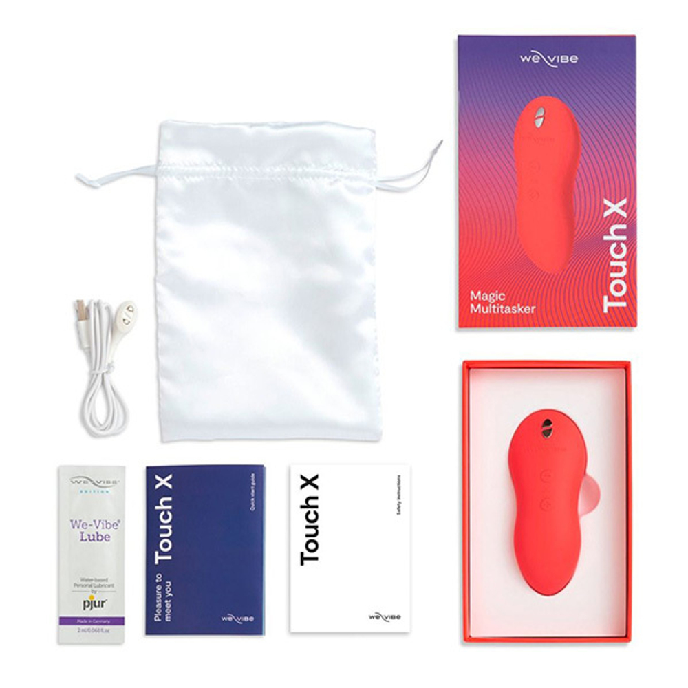 Коралловый вибростимулятор 10,2см We-Vibe Touch X SNTCSG4