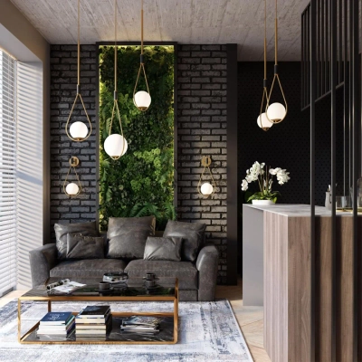 4810/1 PENDANT ODL21 415 золтой/черный/белый Подвес E14 1*40W FLARI