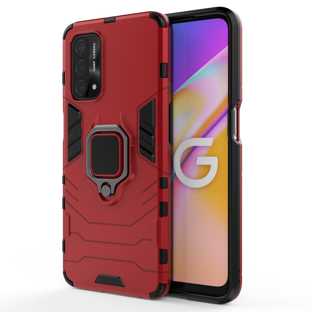 Противоударный чехол с кольцом Panther Case для OPPO A93 5G