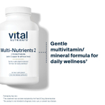 Vital Nutrients, Мульти питательные вещества цитрат / малат (с медью и без железа), 180 вегетарианских капсул
