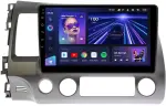 Магнитола для Honda Civic 8 4d 2005-2012 (левый руль, рамка 10) - Teyes CC3L на Android 10, CarPlay, 4G SIM-слот