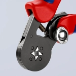 Самонастраивающийся инструмент для опрессовки контактных гильз чернёные 180 мм Knipex 97 53 04 SB