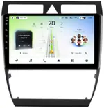 Магнитола для Audi A6 C5 2001-2004 - Teyes CC4L монитор 9" IPS, Android 14, Быстрая, Snapdragon 662, CarPlay, 4G SIM-слот