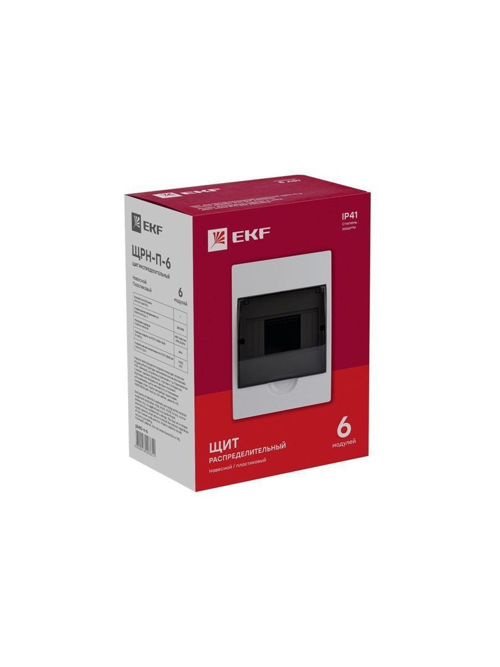 Щит ЩРН-П-6 IP41 EKF pb40-n-6