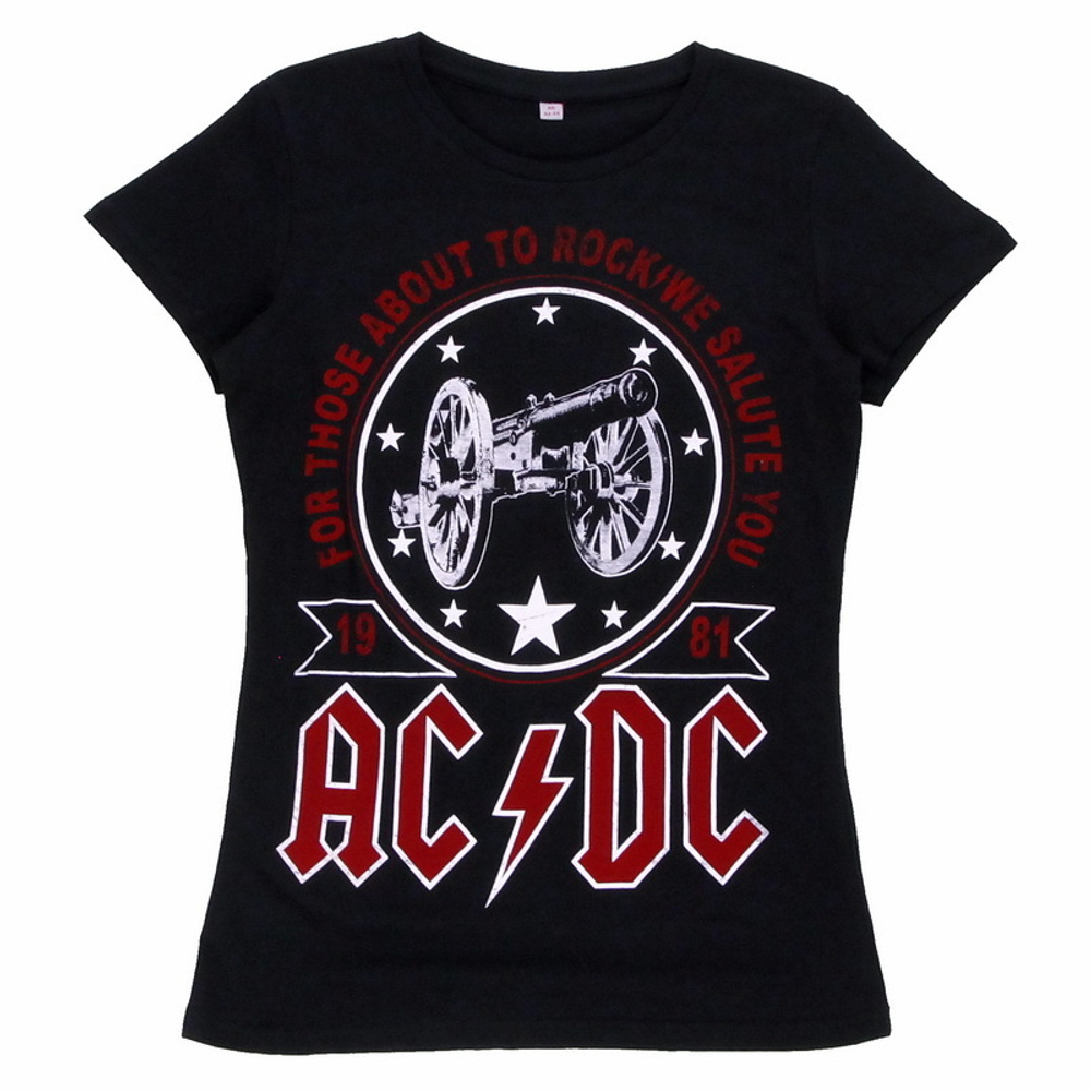 Футболка женская AC/DC - For Those About to Rock