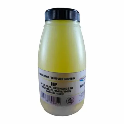 Тонер для картриджей HP Q6002A Yellow, химический (80г) Black&White Premium (Mitsubishi/MK IMAGING) фас.Россия