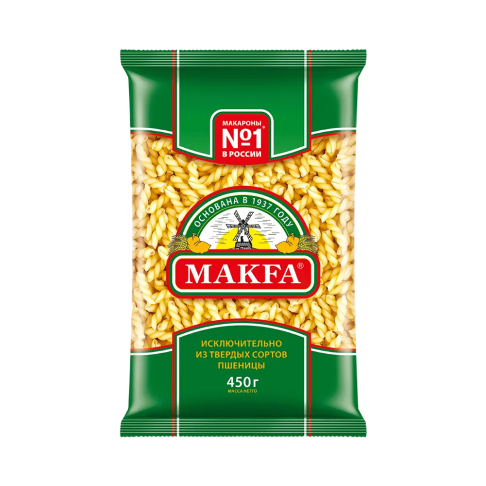 Макароны Косички Макфа А в/с 0,4