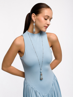 Серьги из аквамарина