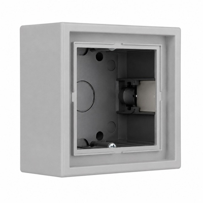Коробка для накладного монтажа 1-местная, серая матовая, Superior
