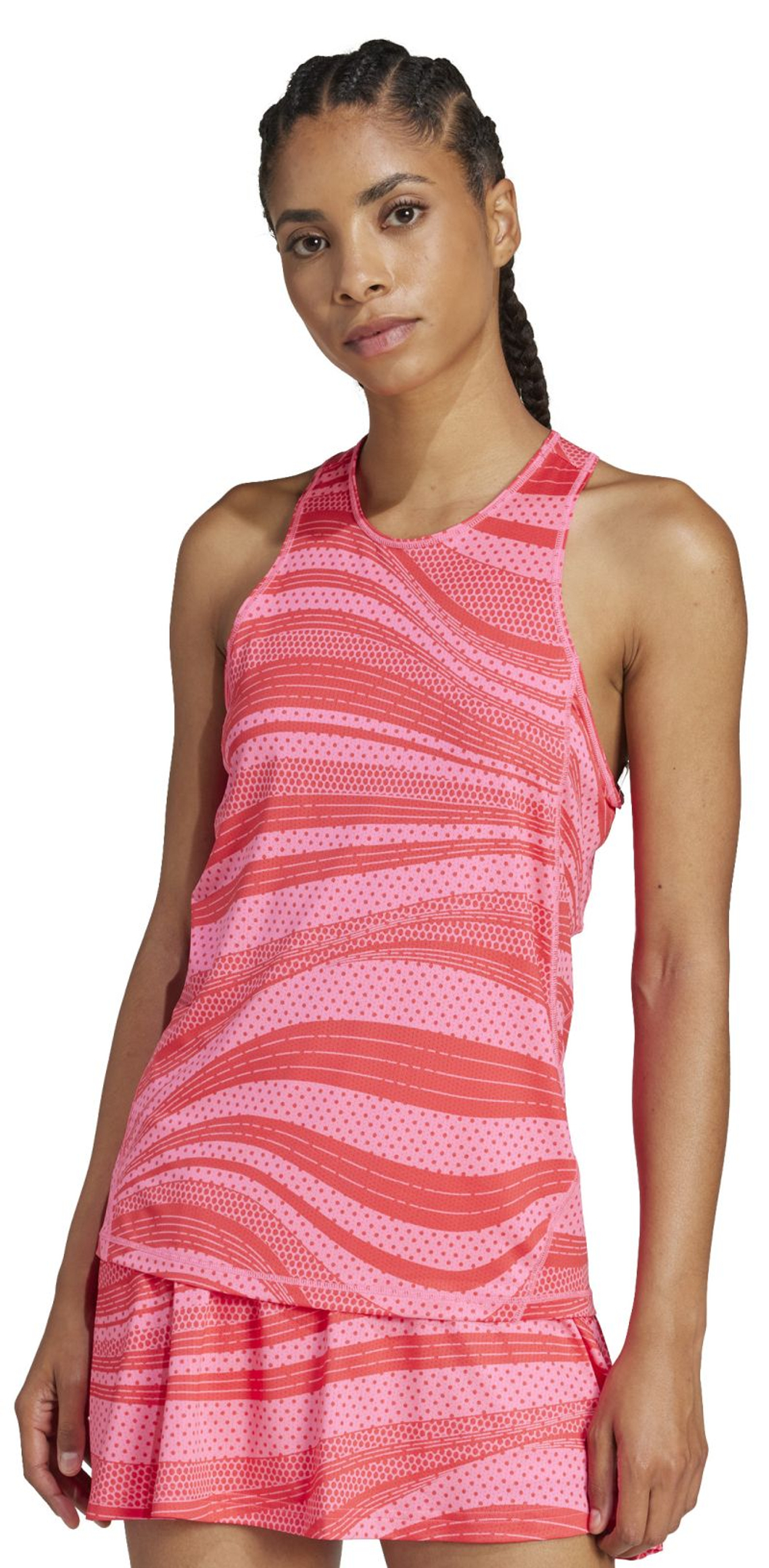 Женский теннисный топ Adidas Club Tennis Graphic Tank