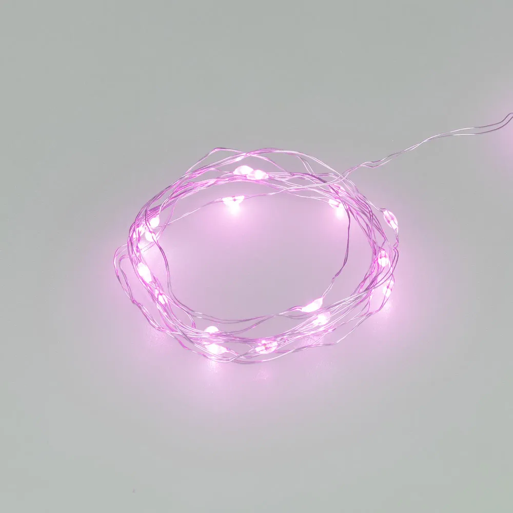 Светодиодная гирлянда ARD-DEW-HOME-2000-CLEAR-20LED-STD Purple (3V, Battery Pack) (Ardecoled, IP20) Светодиодная гирлянда ARD-DEW-HOME-2000-CLEAR-20LED-STD Purple (3V, Battery Pack) (Ardecoled, IP20)