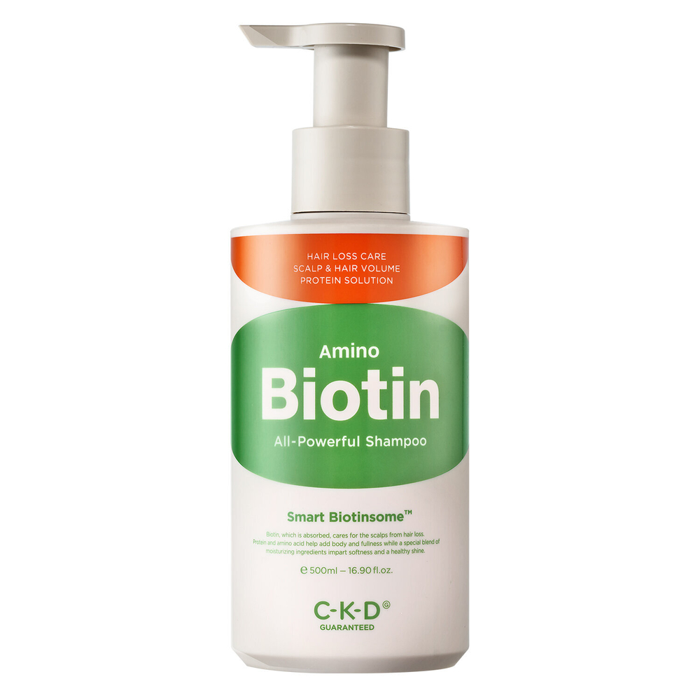 Шампунь для волос против выпадения с биотином CKD Amino Biotin All-Powerful Shampoo