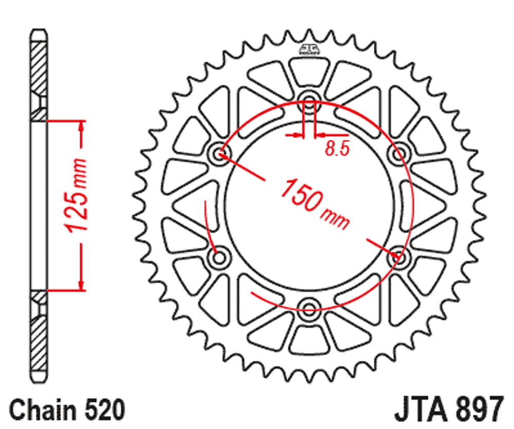 Звезда JTA897.52BLU