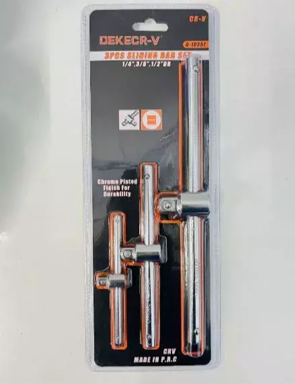 G-10257 / Набор воротков Т-образный для торцевых головок 1/4" 3/8", 1/2" 3шт