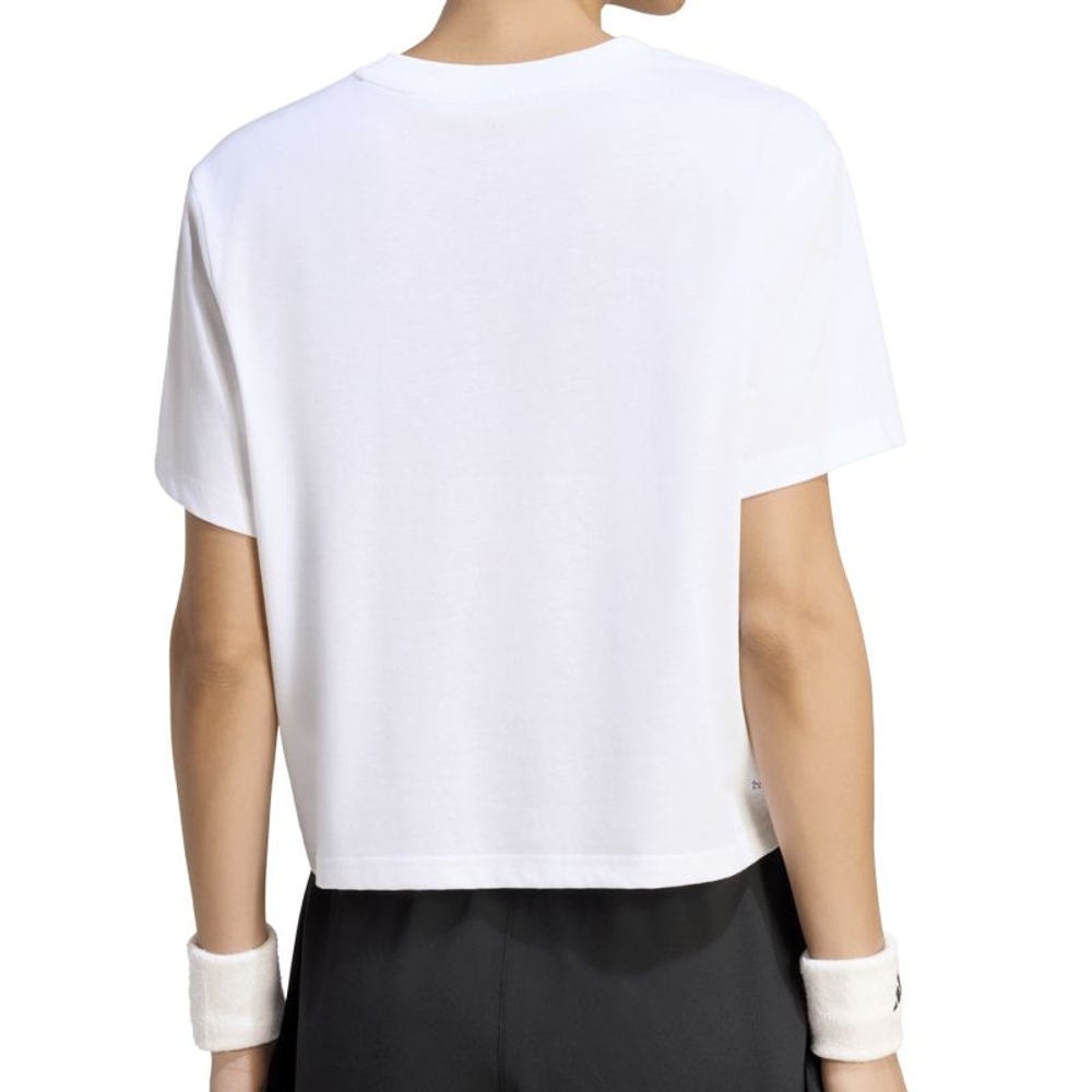 Женская теннисная футболка Adidas Heritage Tennis Graphic - white