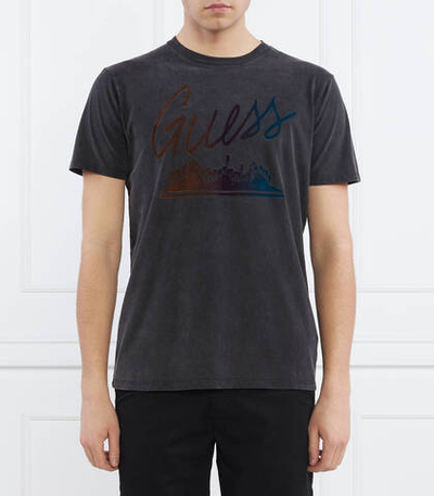 Футболка SS BSC GUESS ISLAND GUESS - черный(M3GI48 KBDL0)