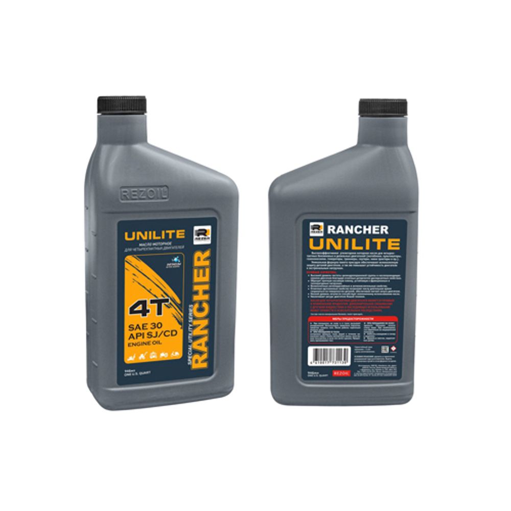 Масло Rancher UNILITE 4-т мин SAE30 API SJ/CD 0,946 (12шт/кор) (03.008.00020) Масло Rancher UNILITE 4-т мин SAE30 API SJ/CD 0,946 (12шт/кор) (03.008.00020)