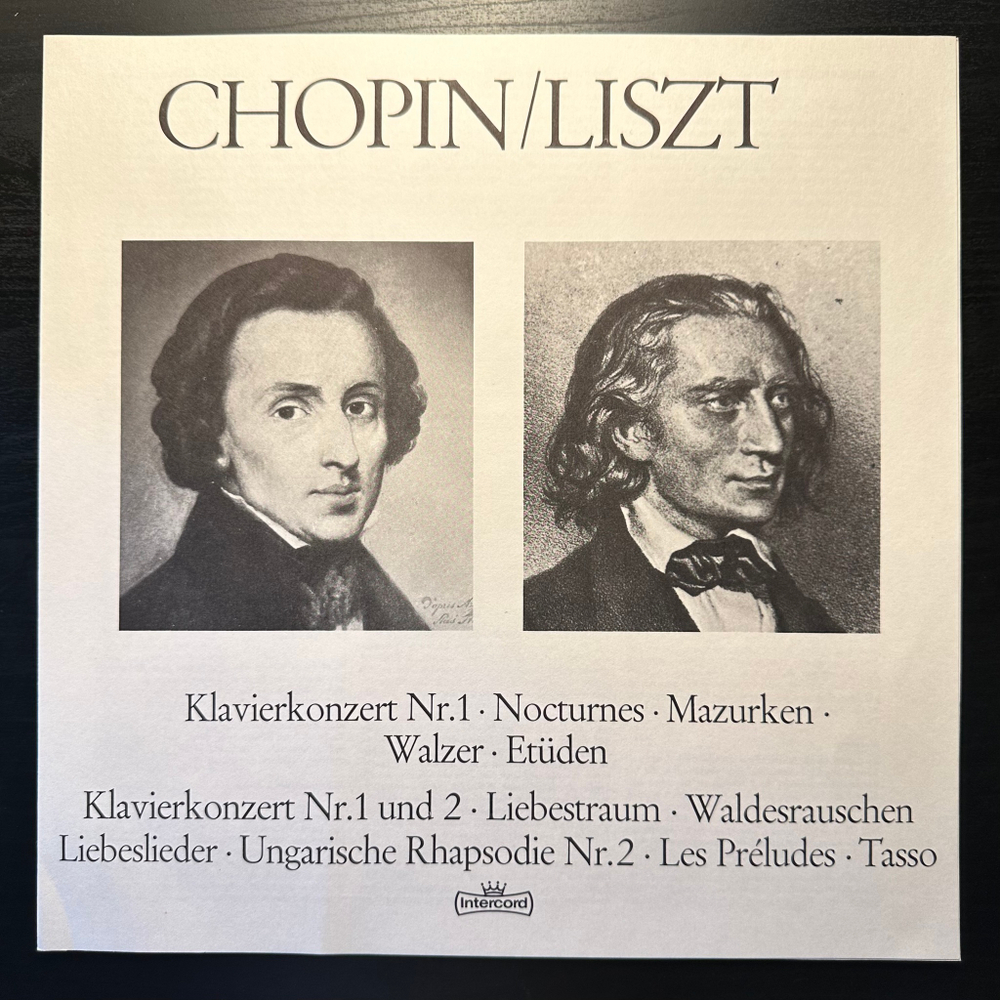 Шопен, Лист 5LP (Германия 1976г.)