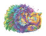 Алмазная (кристальная) мозаика Фрея, Львиные ласки, 40х30 см