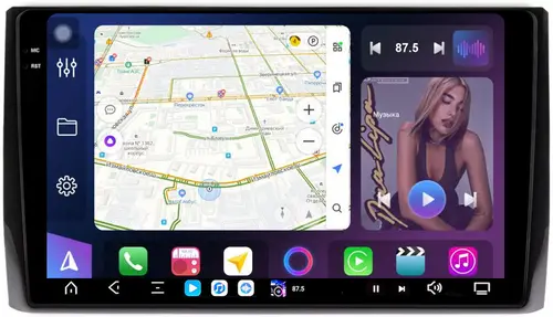 Магнитола для Skoda Kodiaq, Karoq - FarCar S500-TS20 монитор 10.36" 2K QLED на Android 14, Быстрейшая, CarPlay, 4G SIM-слот