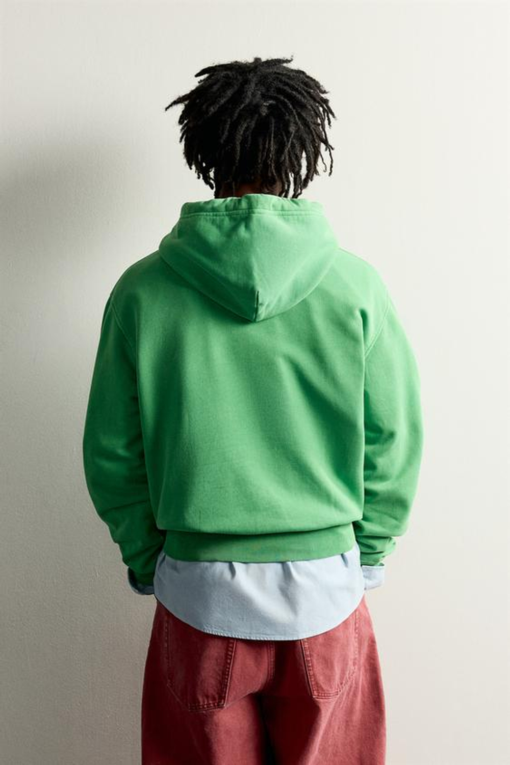 ZARA - FRUIT OF THE LOOM™ ТОЛСТОВКА С КАПЮШОНОМ, ЗЕЛЕНЫЙ