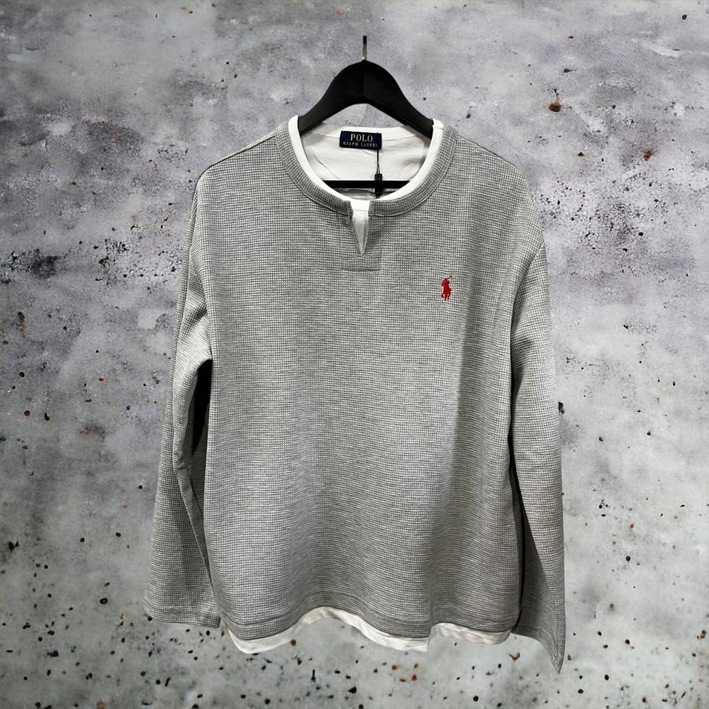 Лонгслив Ralph Lauren #1 • Серый