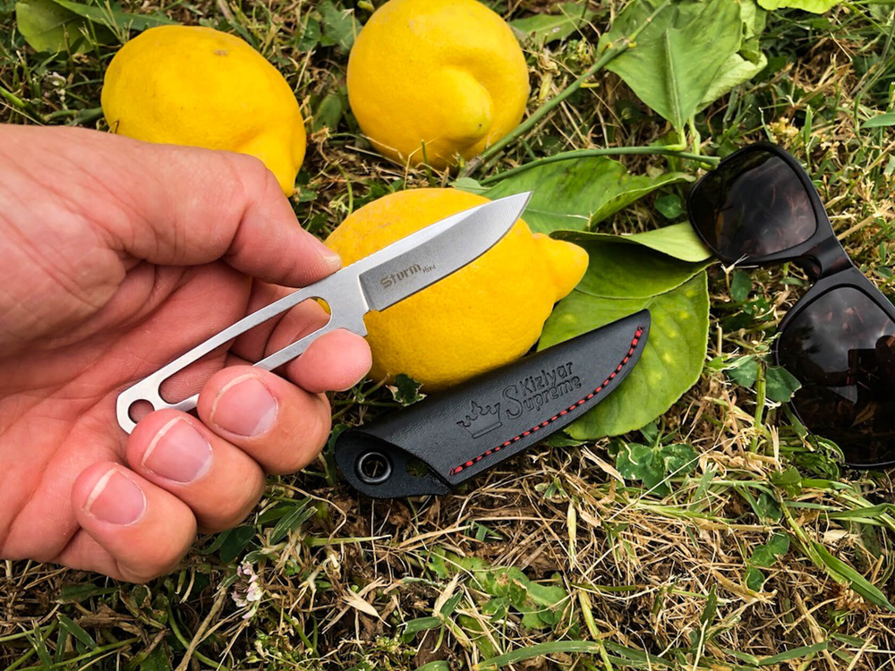 Туристический нож Sturm Mini N690 StoneWash Kydex