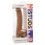 Коричневый фаллоимитатор 25,5см California Exotic Novelties Silicone Studs SE-0253-10-2