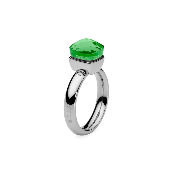 Кольцо Qudo Firenze peridot 16.5 мм 610842/16.5 G/S размер 16,5