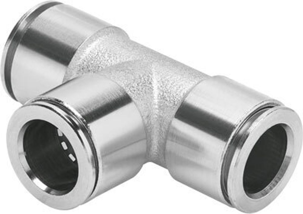 NPQM-T-Q14-E-P10 Тройник с цанговым зажимом