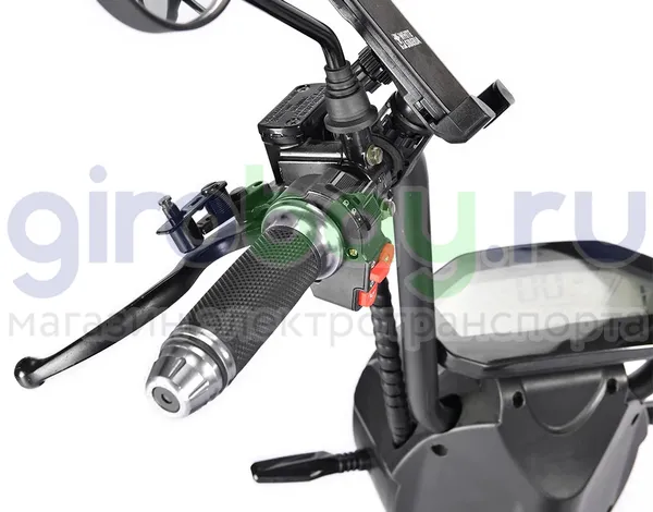 Электроскутер WHITE SIBERIA TRIKE MINI 1500W - Красный фото №17