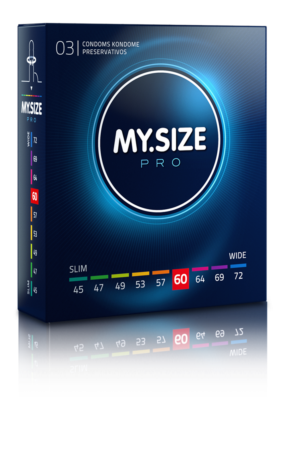 Презервативы MY.SIZE PRO размер 60 - 3шт