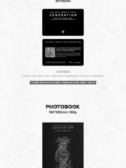 Альбом THE BOYZ - ZENERATION 2nd WORLD TOUR QR