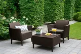 Allibert Комплект мебели Салемо балкон (Salemo balcony set) коричневый — фото 3