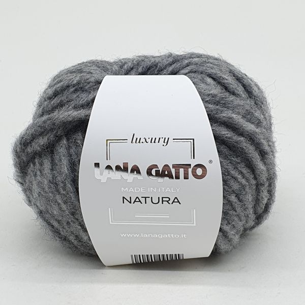 Пряжа Lana Gatto NATURA (40% меринос, 35% хлопок, 25% беби альпака) 50 м/50 гр