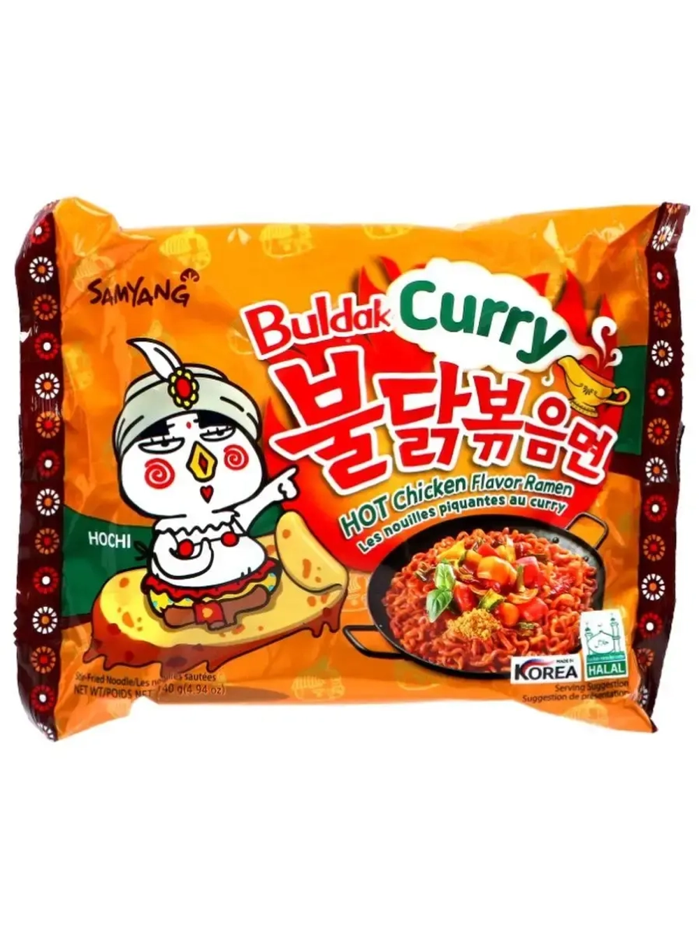 Острая Корейская лапша SamYang Buldak , сет из пяти видов