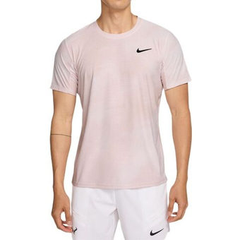 Мужская теннисная футболка Nike Court Paris Slam Advantage Dri-Fit Tennis - pearl pink/silt red/black