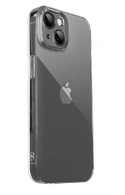 Чехол накладка iPhone 14 6.1" Gurdini Ultra Twin силикон 1 mm с защитой камеры прозрачный
