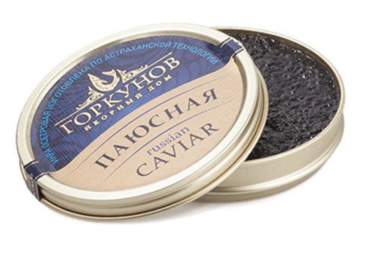 Икра черная паюсная "Горкунов", 125г