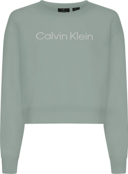 Женская Кофта теннисная Calvin Klein PW Pullover - зеленый