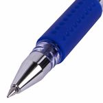 Ручка гелевая с грипом BRAUBERG "EXTRA GT", 1шт, СИНЯЯ, стандартный узел 0,5 мм, линия 0,35 мм, 143915