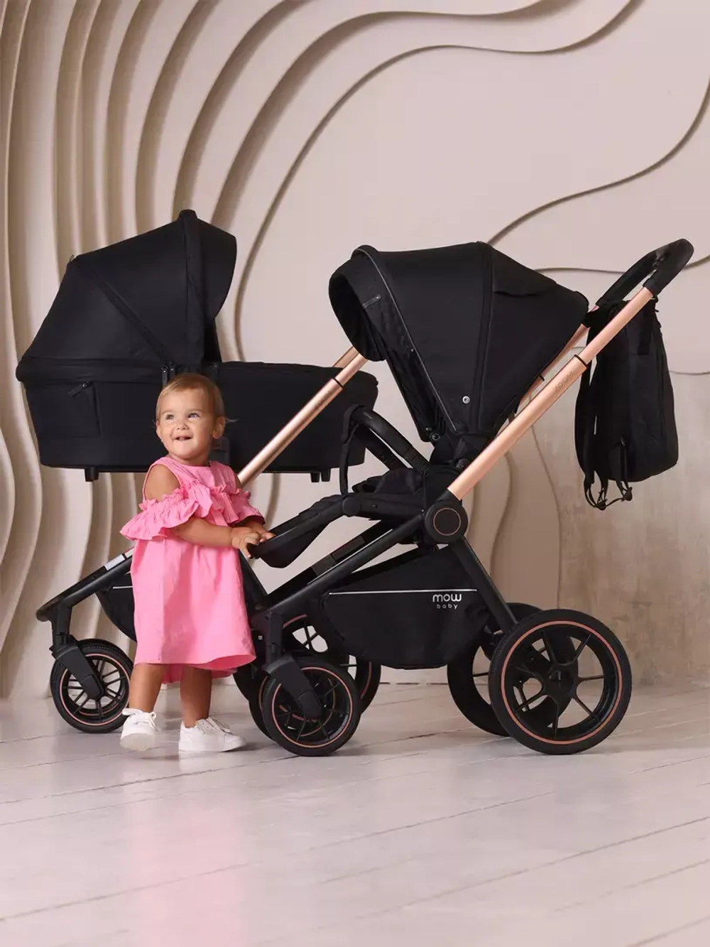Коляска детская MOWBaby "ZOOM"PU (3в1) RA087