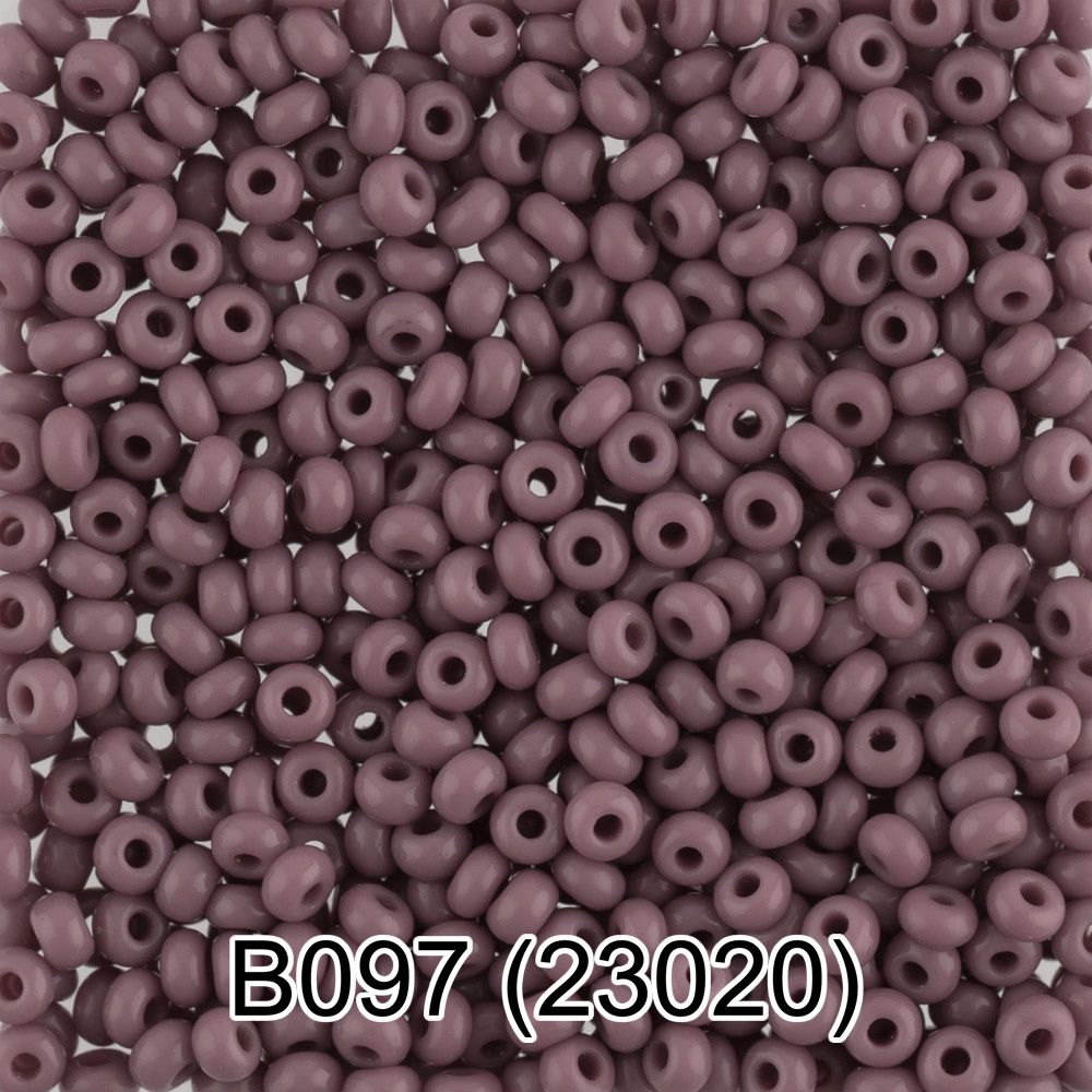 Бисер Gamma 10/0 (2.3 мм), 50 г, B097 лиловый, 23020, круглый 2