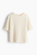 Топ из букле с кисточками - H&M