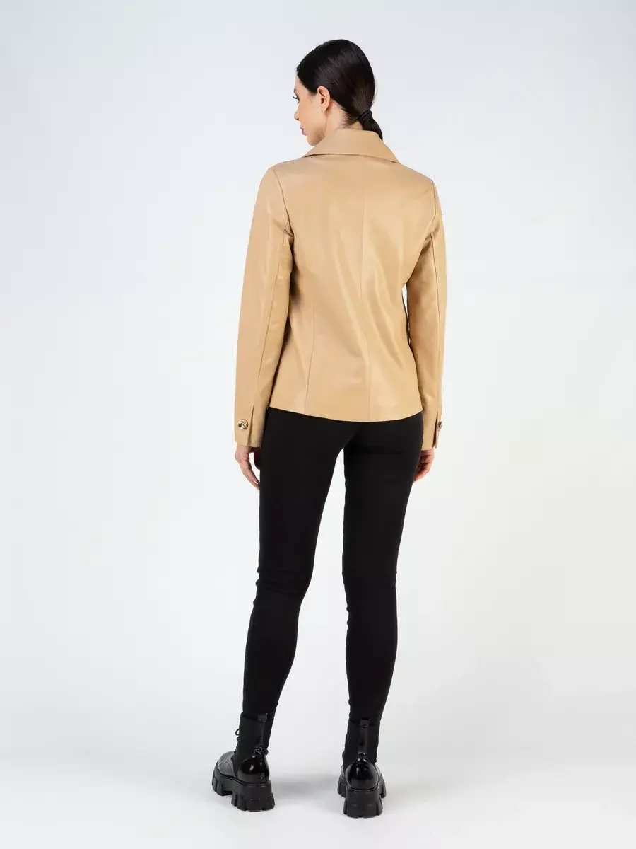 Куртка кожаная натуральная Турция блейзер