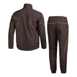Мужские теннисные Костюмы EA7 Tracksuit Men - Anthracite, Orange