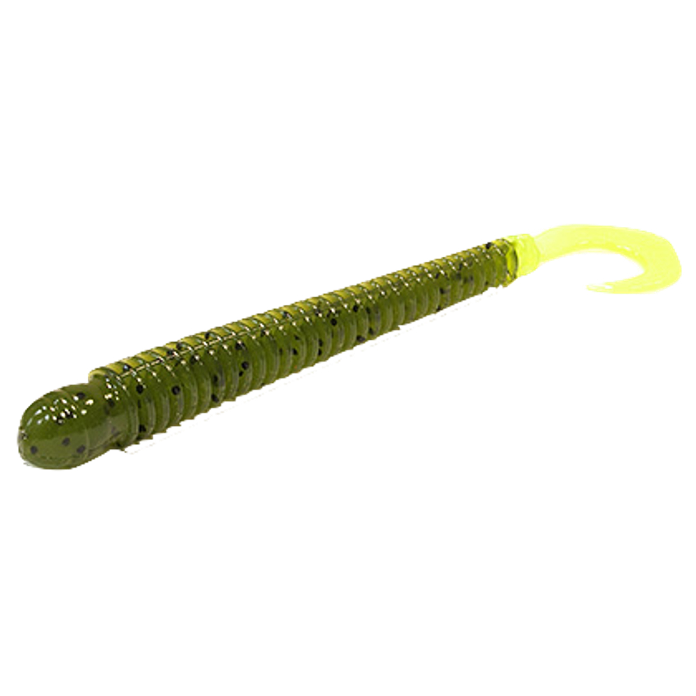 Мягкая приманка BBB Ring Worm 4-22 Watermelon Seed-Chartreuse Taili  1упак.