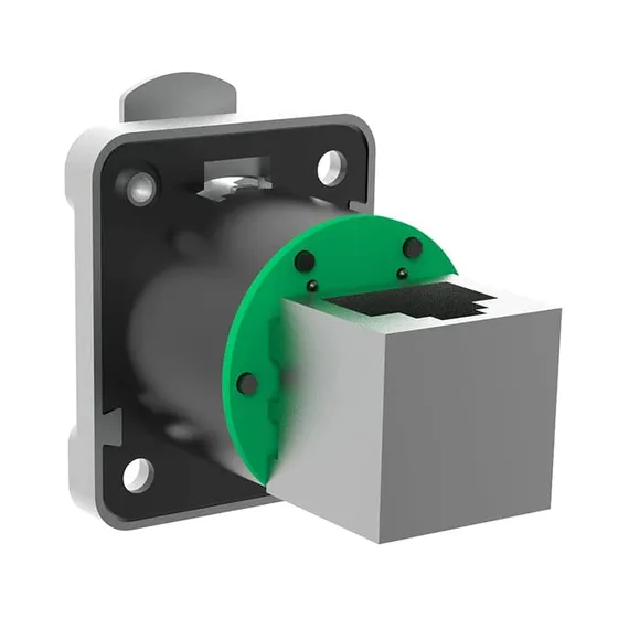 Seetronic SE8FDNV-11 Панельный разъем RJ45 (серия 1), монтаж спереди или сзади панели, задний конец