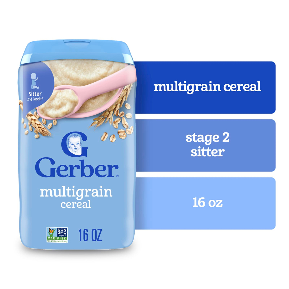 Gerber, Multigrain Cereal, 2nd Foods®, 454 г (16 унций)