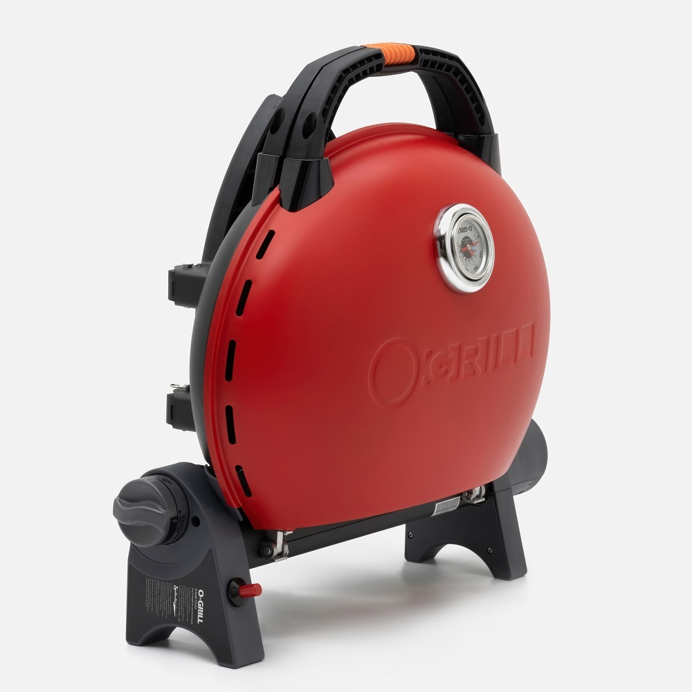 Гриль газовый O-GRILL 500MT красный, с термометром (в комплекте адаптер тип А)
